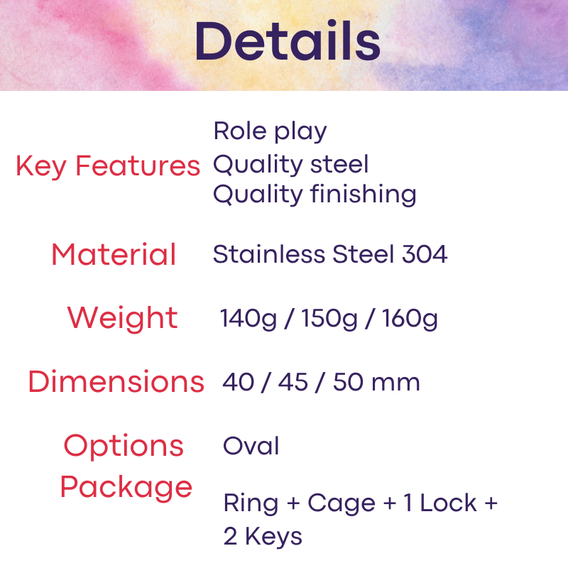 Adult Toy : Men's Chastity Cage (FRRK168)