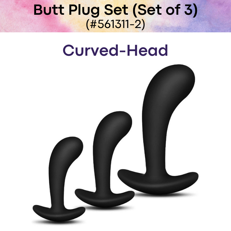 Adult Toy : Unisex Butt Plug Set of 3 (561311)