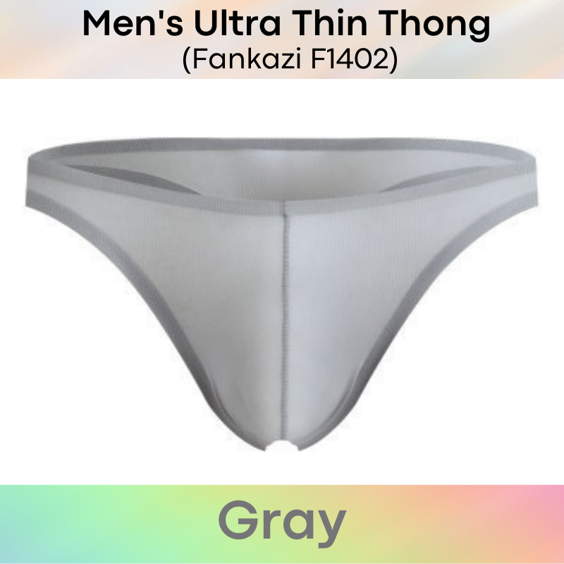 Men's Thong : Ultra Thin Thong Underwear (Fankazi F1402)