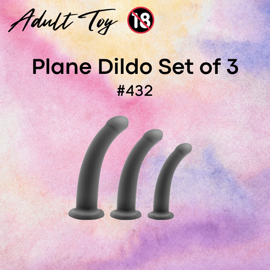 Adult Toy :  Unisex Plane Dildo Set of 3 (432)