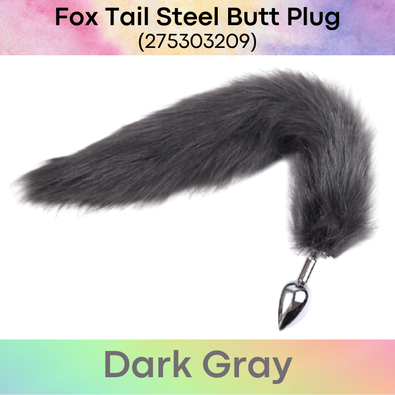 Adult Toy : Fox Tail with Stainless Steel Butt Plug (275303209)