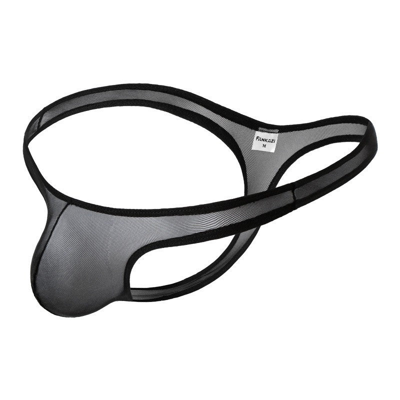 Men's Thong : Low Waist Mesh Underwear (Fankazi F1308)