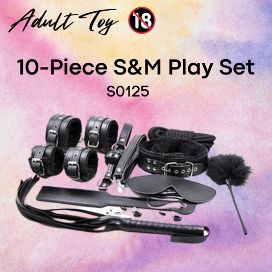 Adult Toy : 10-Piece S&M Roleplay Set (S0125)