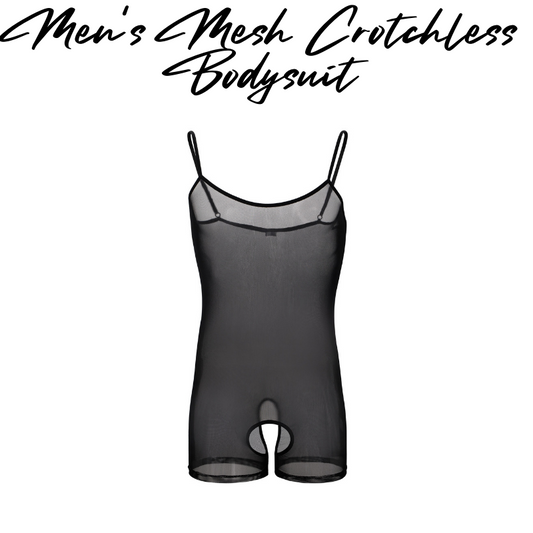 Men's Bodysuit : Mesh Crotchless (Yutata E701)