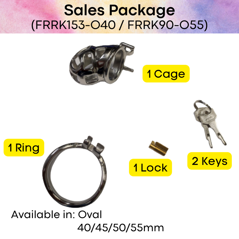 Adult Toy : Men's Chastity Cage (FRRK153)