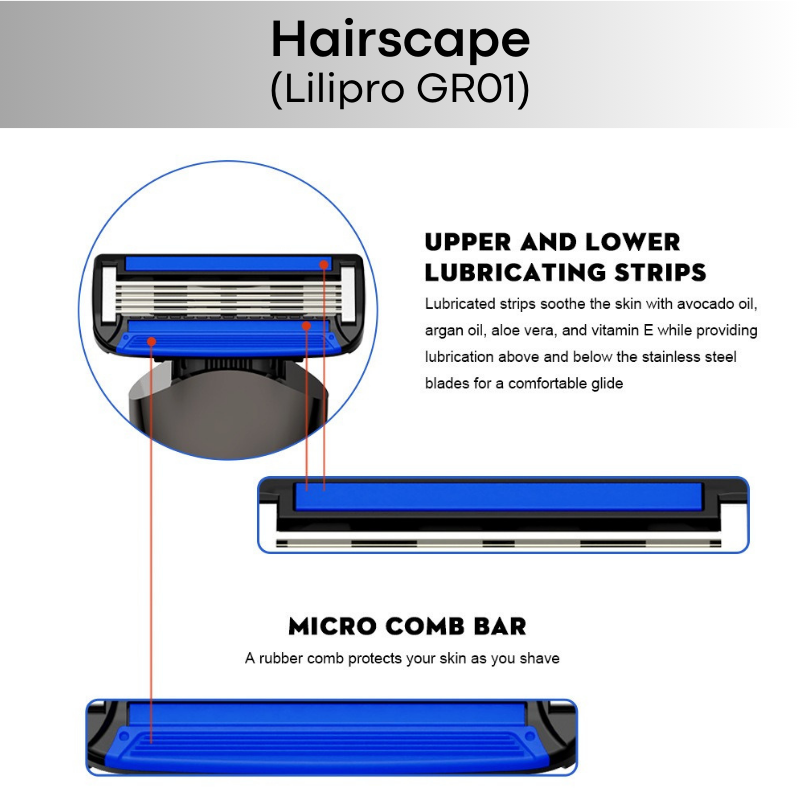 Lifestyle : Men's Shaver Hairscape for Groin (Lilipro GR01)