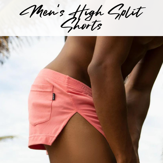 Men's Shorts : High Side Split with In-Sewn Pouch (Seobean SB230502)