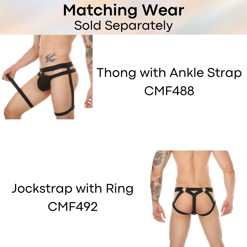 Men's Harness : Harness Strap with Ring (Clever Menmode CMF037)