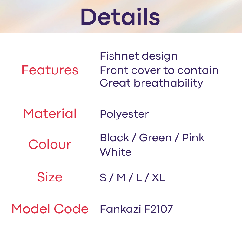 Men's Brief : Net with Additional Pouch Lining (Fankazi F2107)