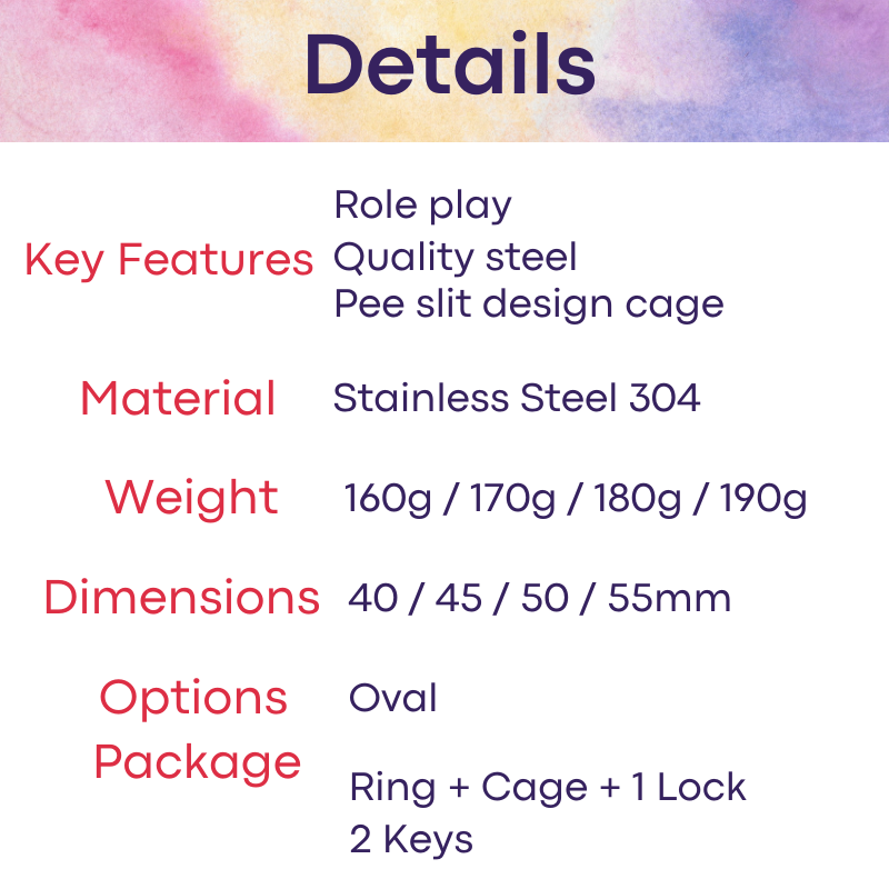 Adult Toy : Men's Chastity Cage (FRRK144C)