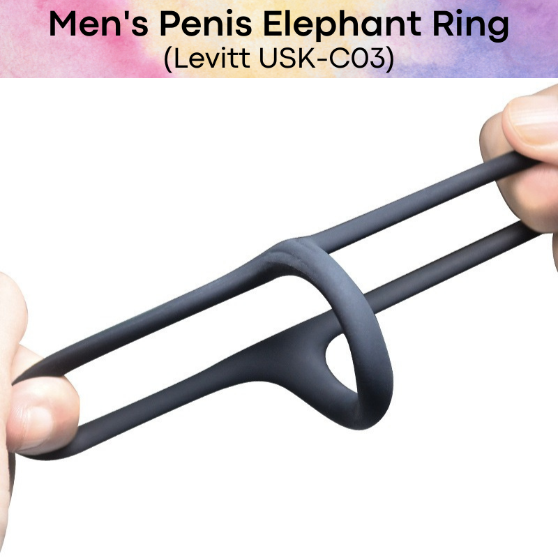 Adult Toy : Men's Penis Elephant Ring (Levitt USK-C03)