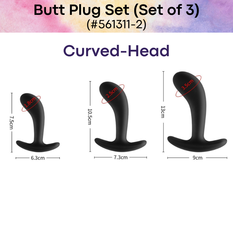 Adult Toy : Unisex Butt Plug Set of 3 (561311)