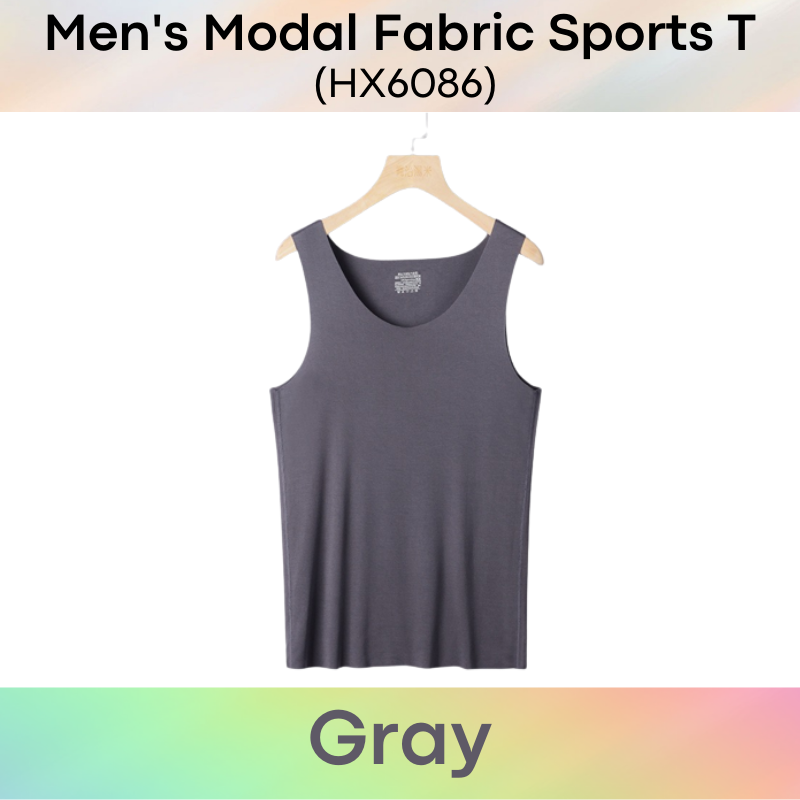 Men's Tee : Sleeveless Modal 60S Sports (HX6086)