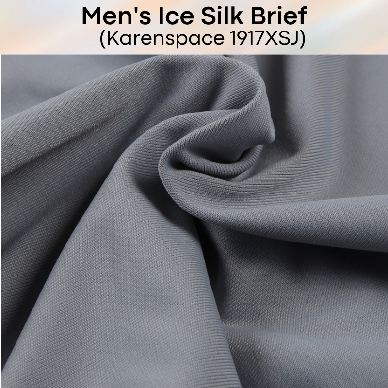 Men's Brief : Ice Silk Thin Waistband (Karenspace 1917XSJ)