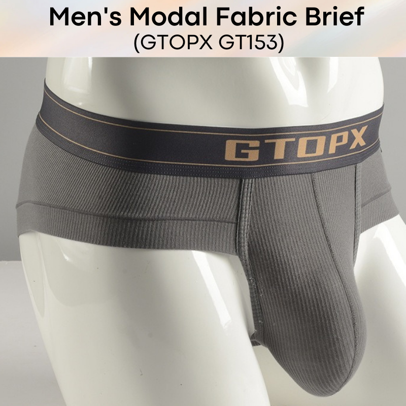 Men's Brief : Modal Fabric 3D Pouch Underwear (GTOPX GT153)