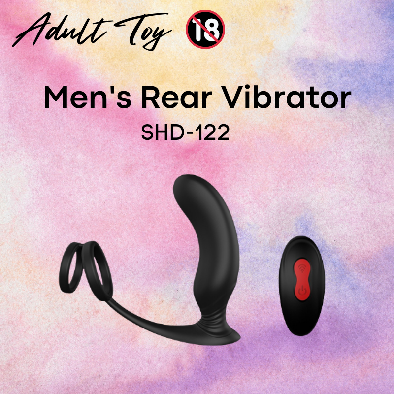 Adult Toy : Men's Vibrator with Remote (SHDS122-1)