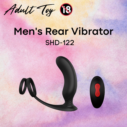 Adult Toy : Men's Vibrator with Remote (SHDS122-1)