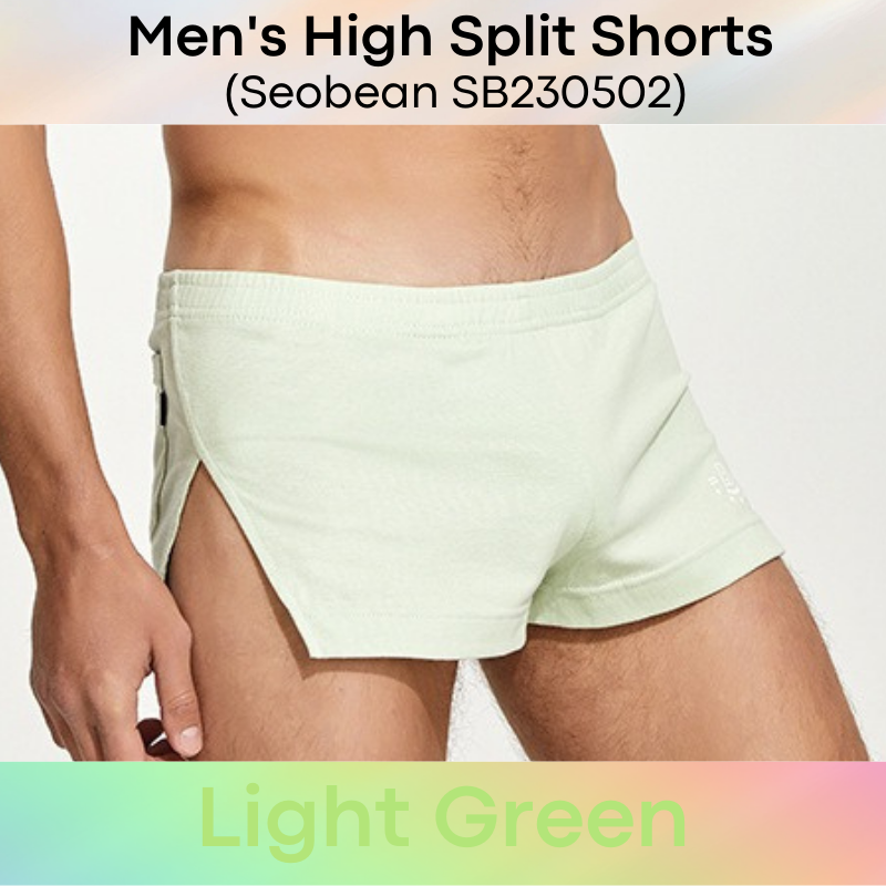 Men's Shorts : High Side Split with In-Sewn Pouch (Seobean SB230502)