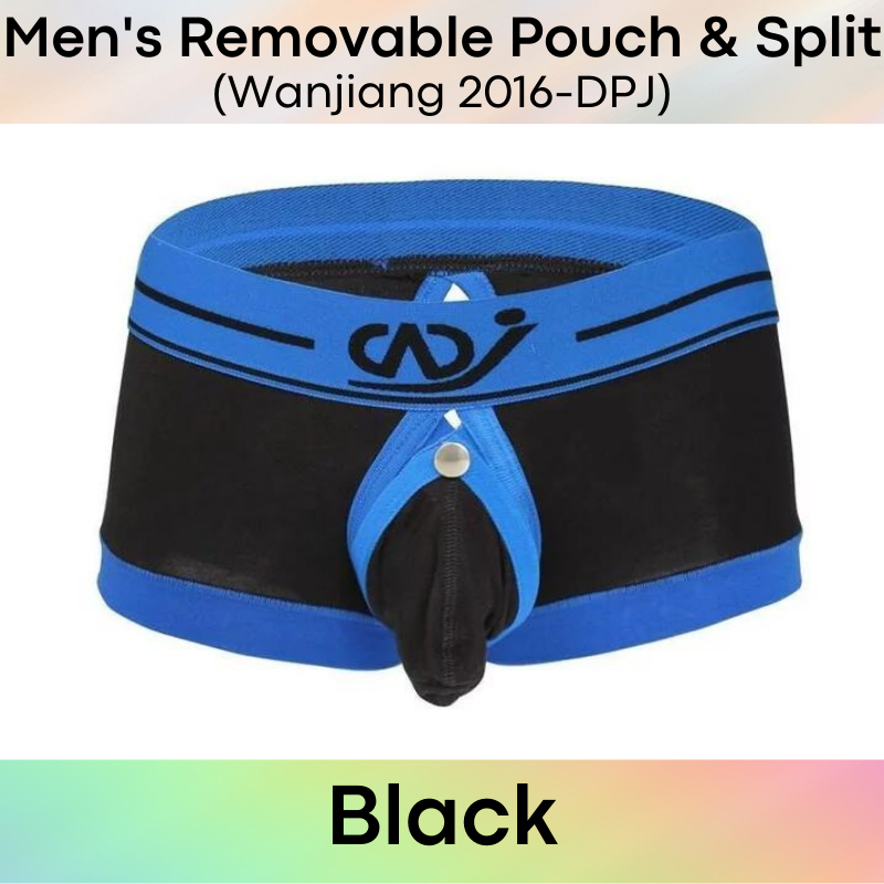 Men's Boxer : Removable Front/Back Opening Underwear (Wanjiang 2016-DPJ)