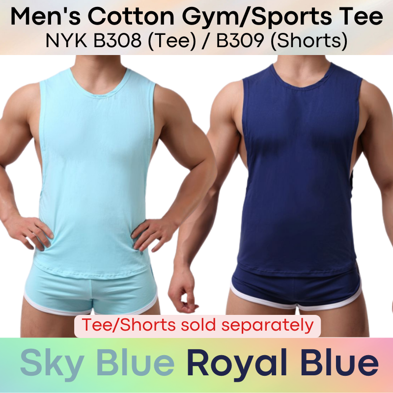 Men's Tee / Shorts : Gym/Sports Cotton
