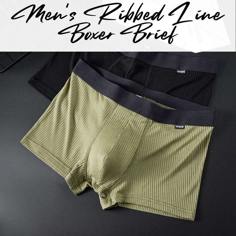 Ribbed Modal Men's Boxer Brief