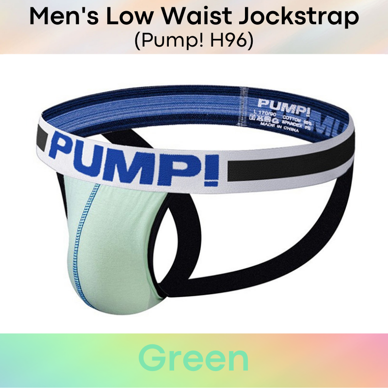 Men's Jockstrap : Low Waist Underwear (Pump! H96)