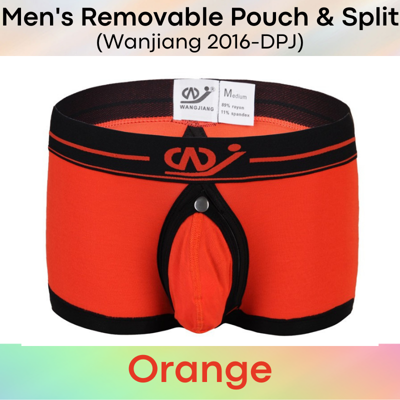 Men's Boxer : Removable Front/Back Opening Underwear (Wanjiang 2016-DPJ)