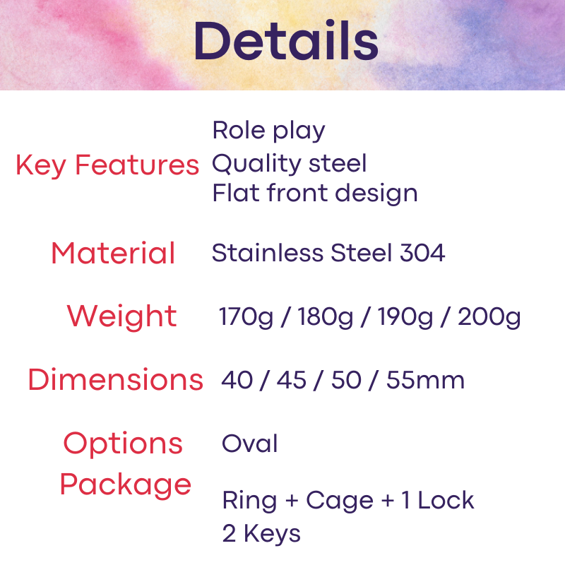 Adult Toy : Men's Chastity Cage (FRRK176)