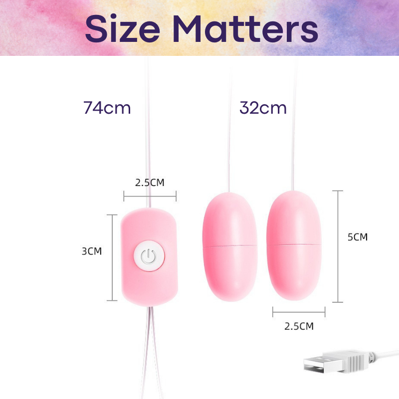 Adult Toy : Unisex Double Egg Vibrator (Lilo AL-639361844398)