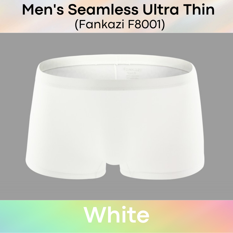 Men's Boxer : Seamless Ultra Thin Boxer Underwear (Fankazi F8001)