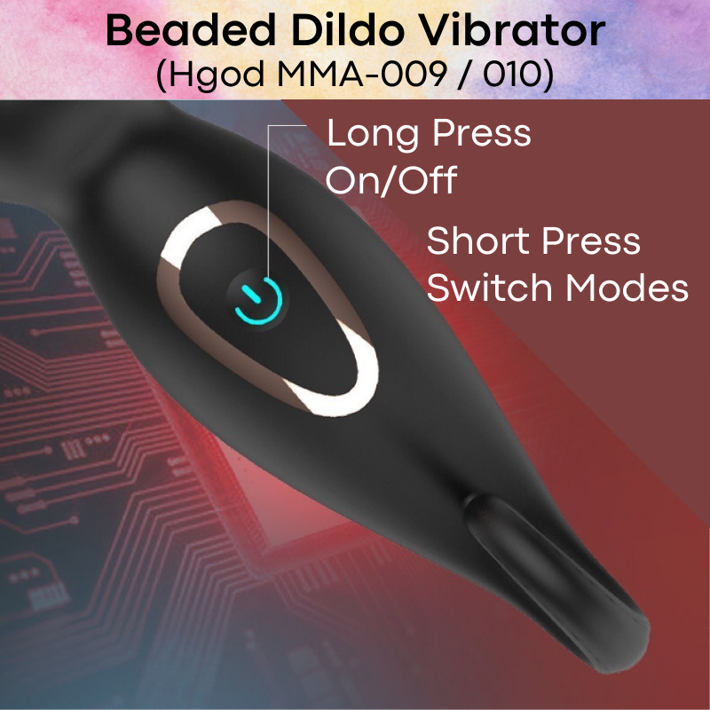Adult Toy : Beaded Vibrator (Hgod MMA-009/010)