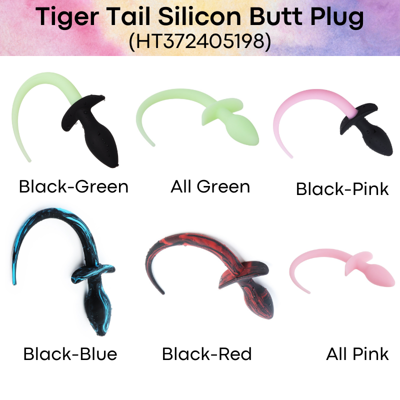 Adult Toy : Tiger Tail with Silicon Butt Plug (HT372405198)