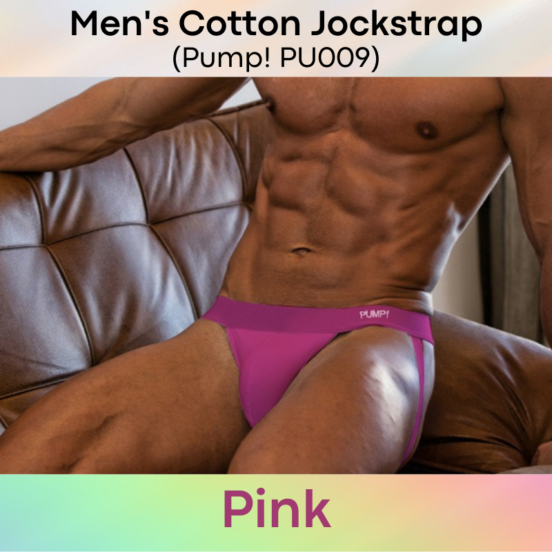 Men's Jockstrap : Low Waist Cotton Underwear (PU009)