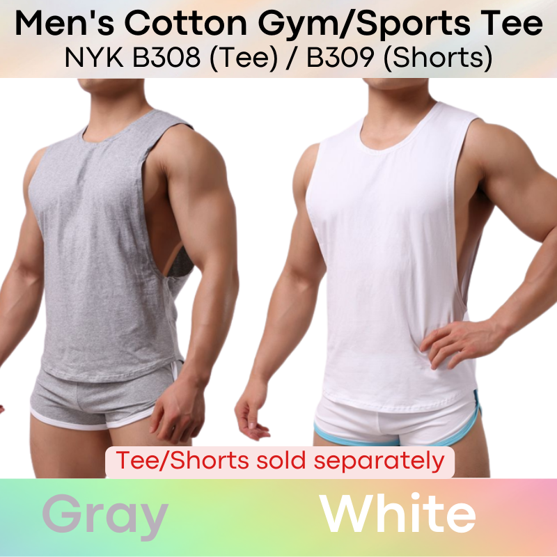 Men's Tee / Shorts : Gym/Sports Cotton