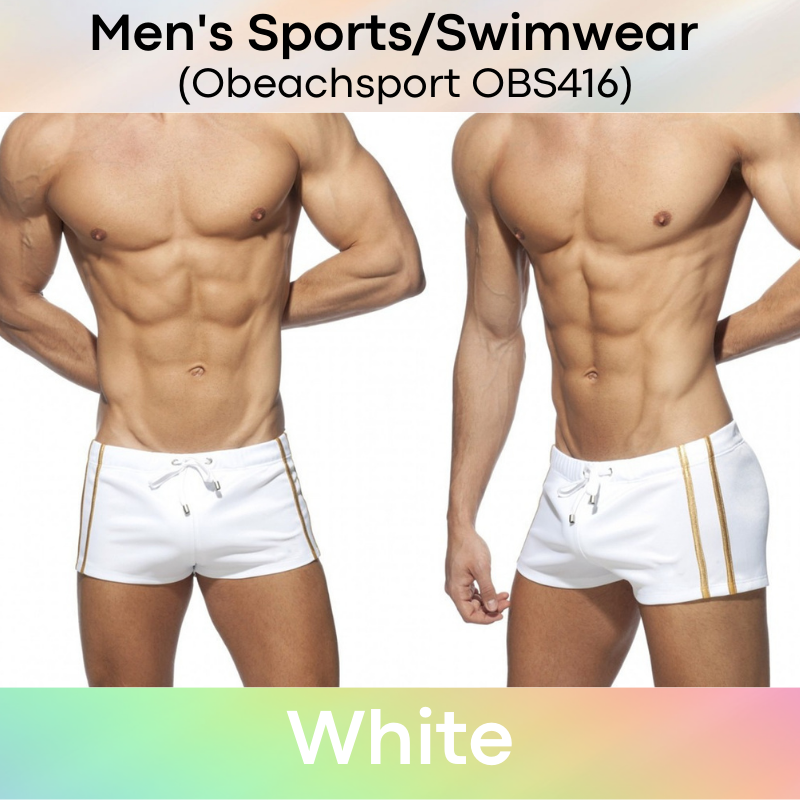 Men's Swim / Shorts : Dual Wear for Sports or Swim Shorts/Trunks (Obeachsport OBS416)