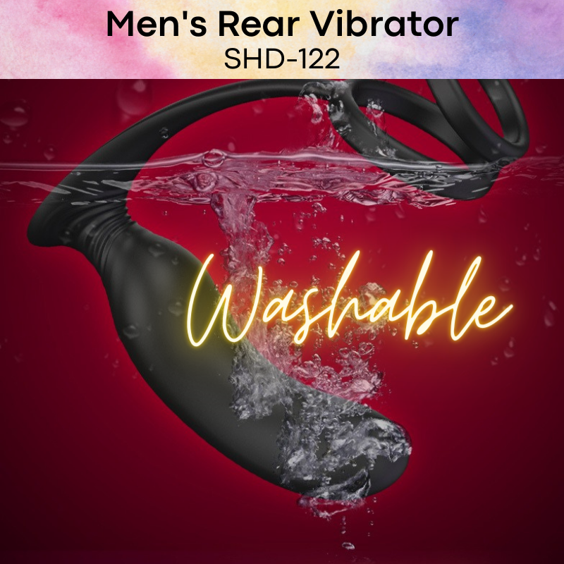 Adult Toy : Men's Vibrator with Remote (SHDS122-1)