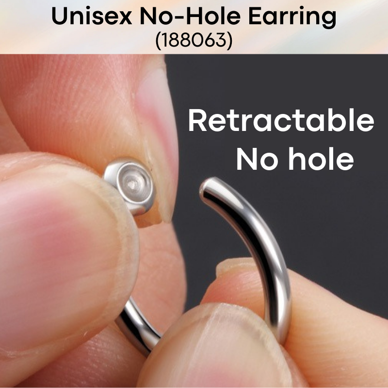 Lifestyle : Unisex Retractable No-Hole Earrings (188063)