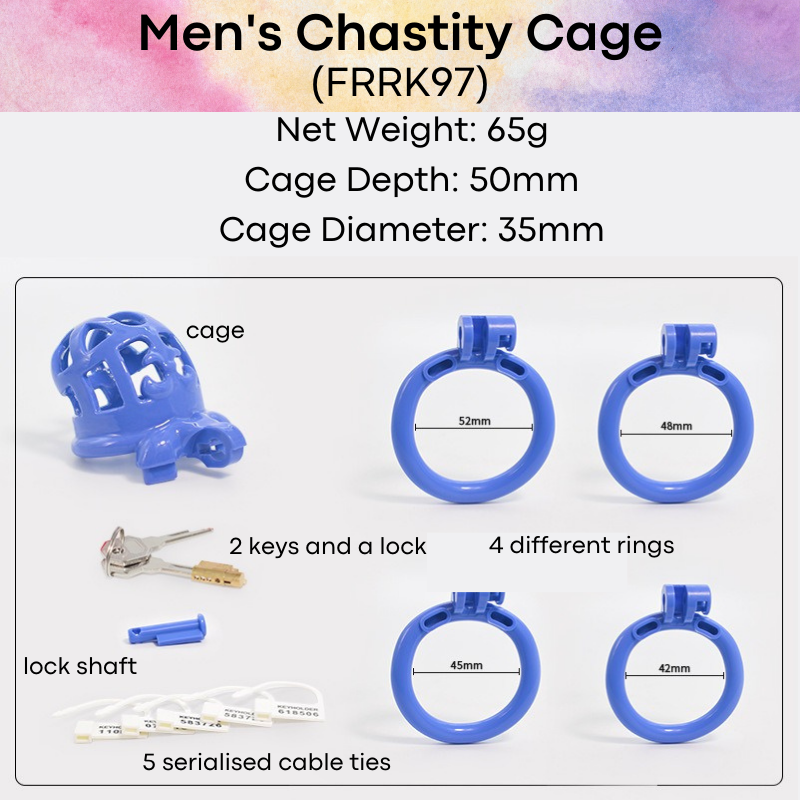 Adult Toy : Men's Chastity Cage (FRRK97)