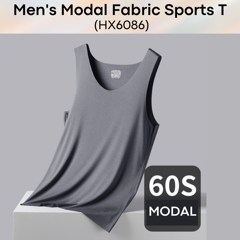 Men's Tee : Sleeveless Modal 60S Sports (HX6086)