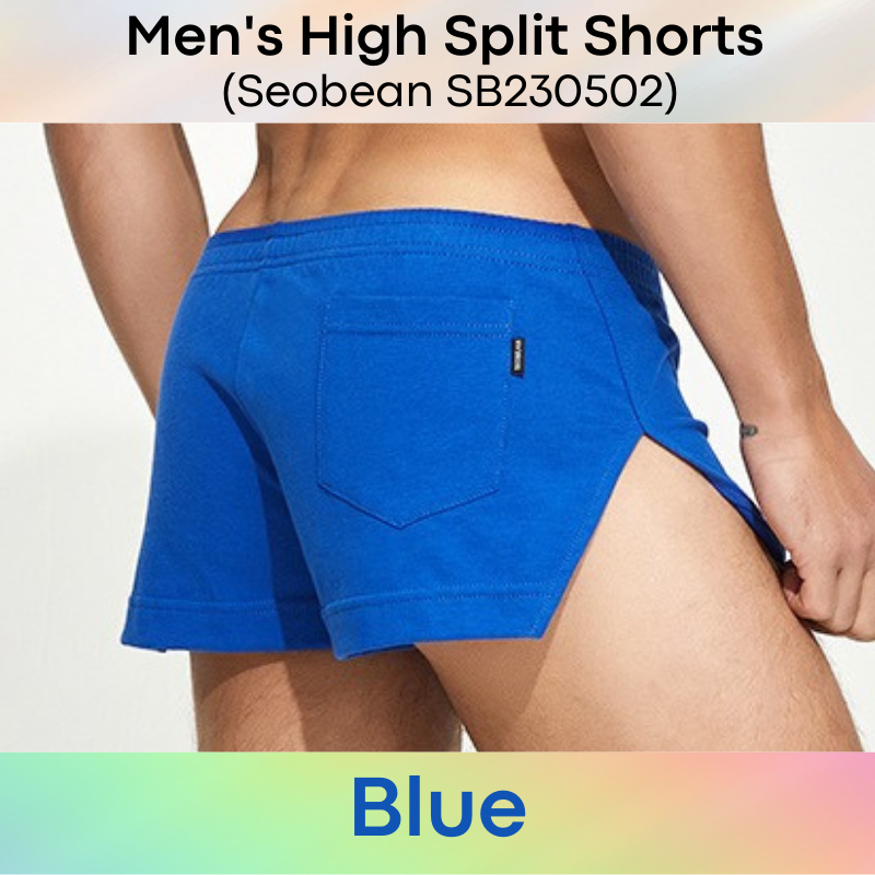 Men's Shorts : High Side Split with In-Sewn Pouch (Seobean SB230502)