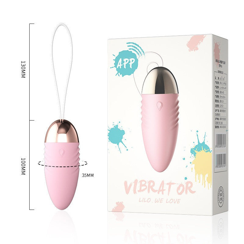 Adult Toy : Unisex Portable Egg Vibrator with App Control (Lilo A1810)