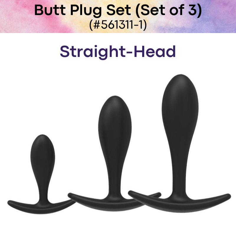 Adult Toy : Unisex Butt Plug Set of 3 (561311)