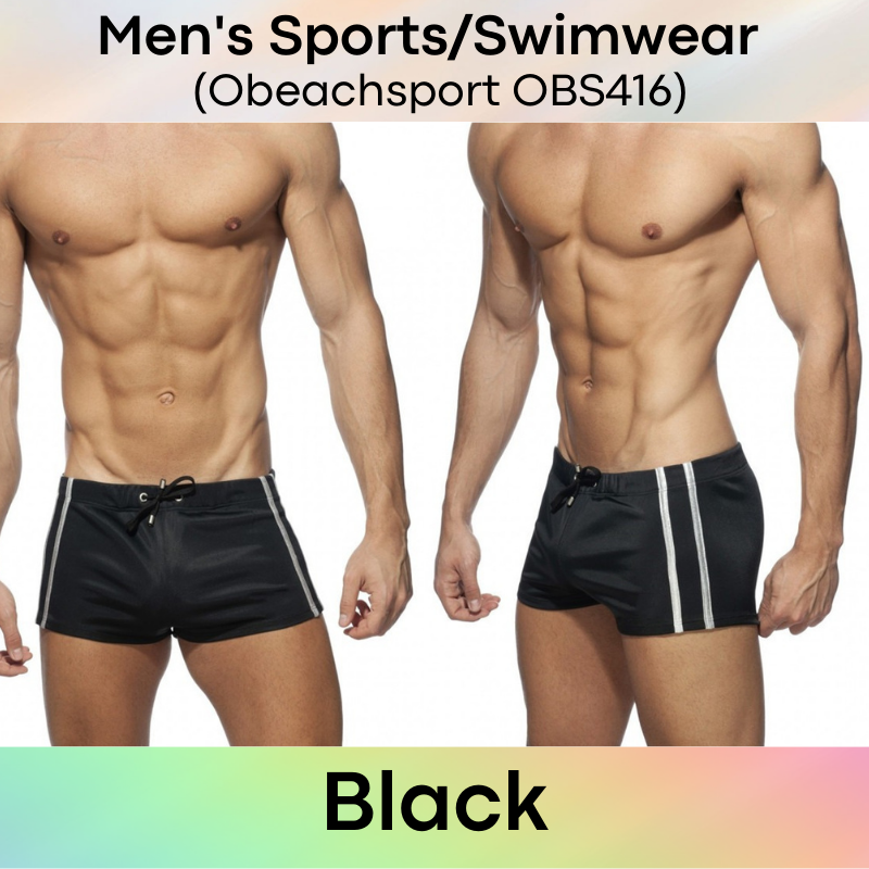 Men's Swim / Shorts : Dual Wear for Sports or Swim Shorts/Trunks (Obeachsport OBS416)