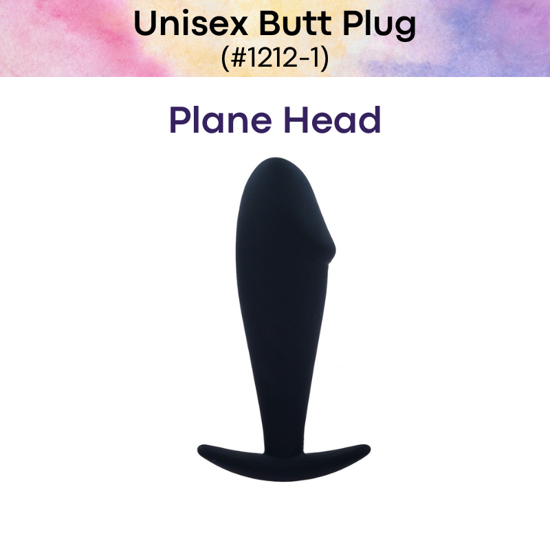 Adult Toy : Unisex Silica Gel Butt Plug (1212)