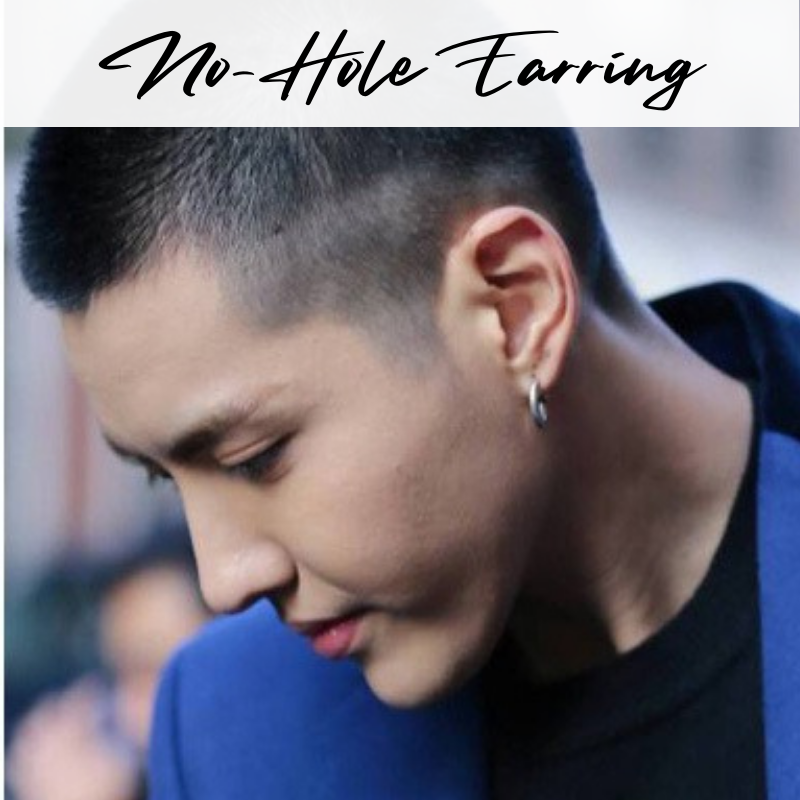 Lifestyle : Unisex Retractable No-Hole Earrings (188063)