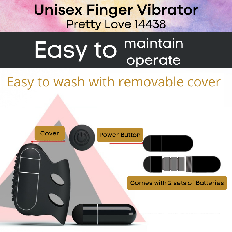 Unisex Finger Vibrator (Pretty Love 14438)