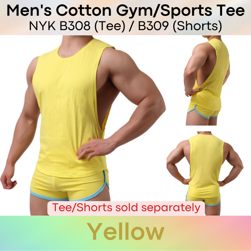 Men's Tee / Shorts : Gym/Sports Cotton