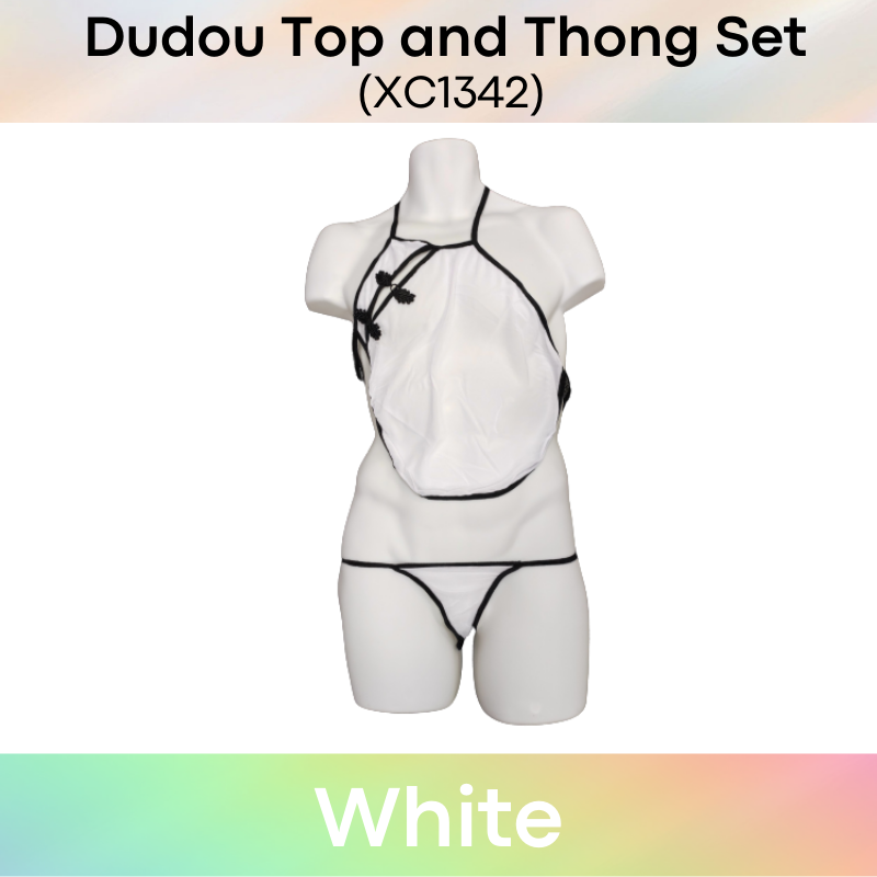 Roleplay : Chinese Dudou Top and Thong Set (XC1342)