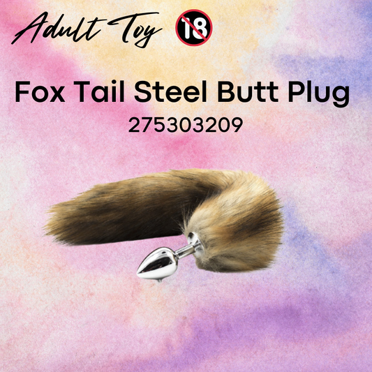 Adult Toy : Fox Tail with Stainless Steel Butt Plug (275303209)