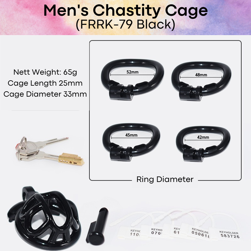 Adult Toy : Men's Chastity Cage (FRRK79)